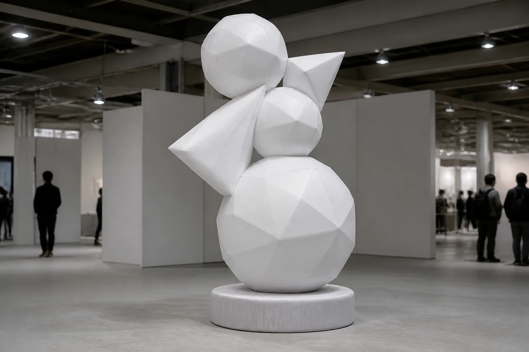Faceted inflatable spheres and angular volumes