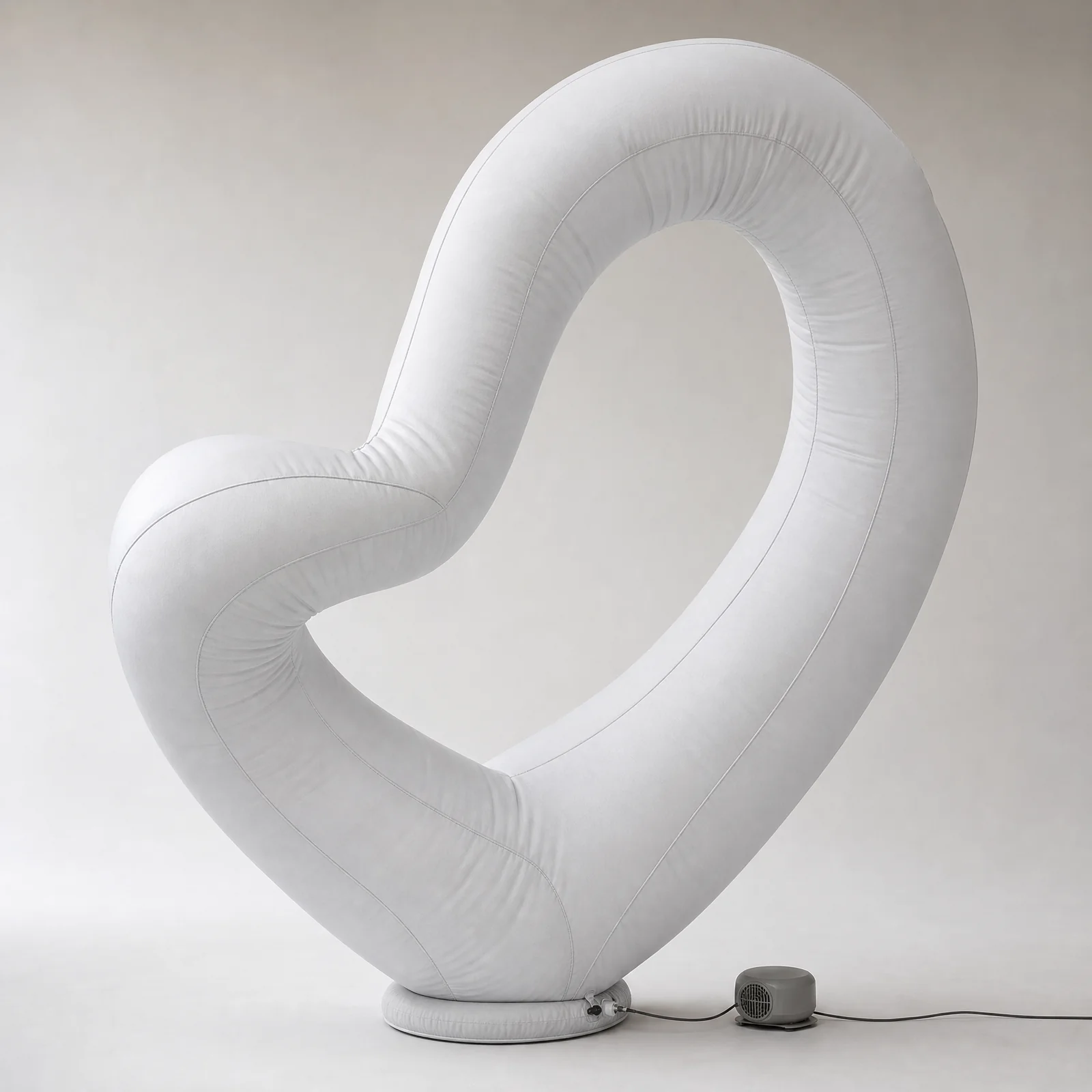 Flowing continuous abstract inflatable form