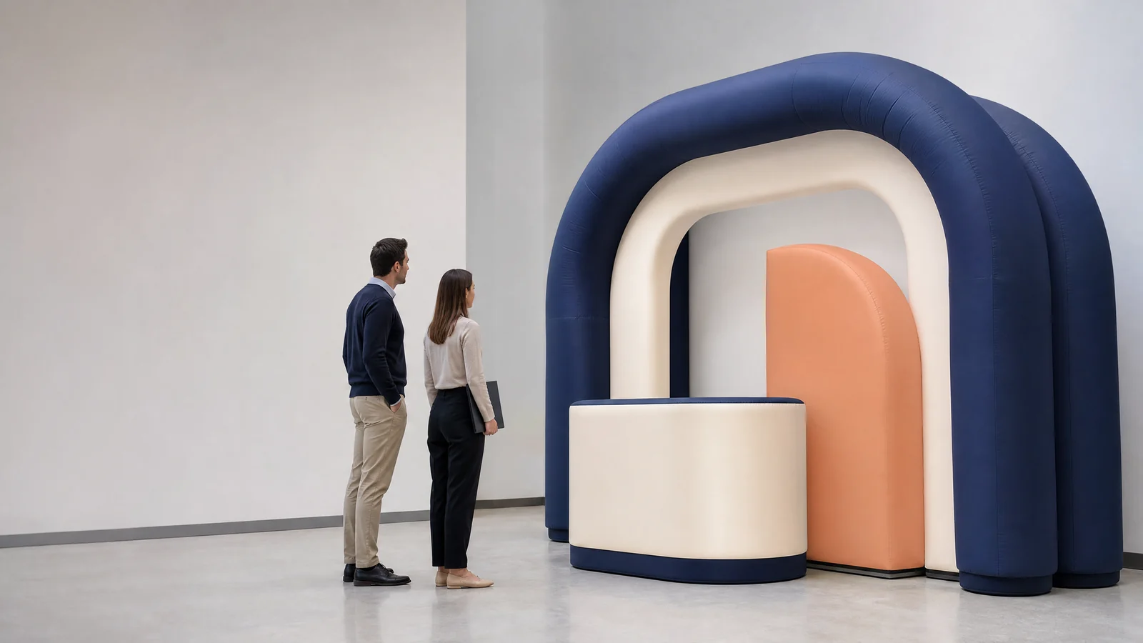 Brand Managers Corporate Buyers inflatable concept visual