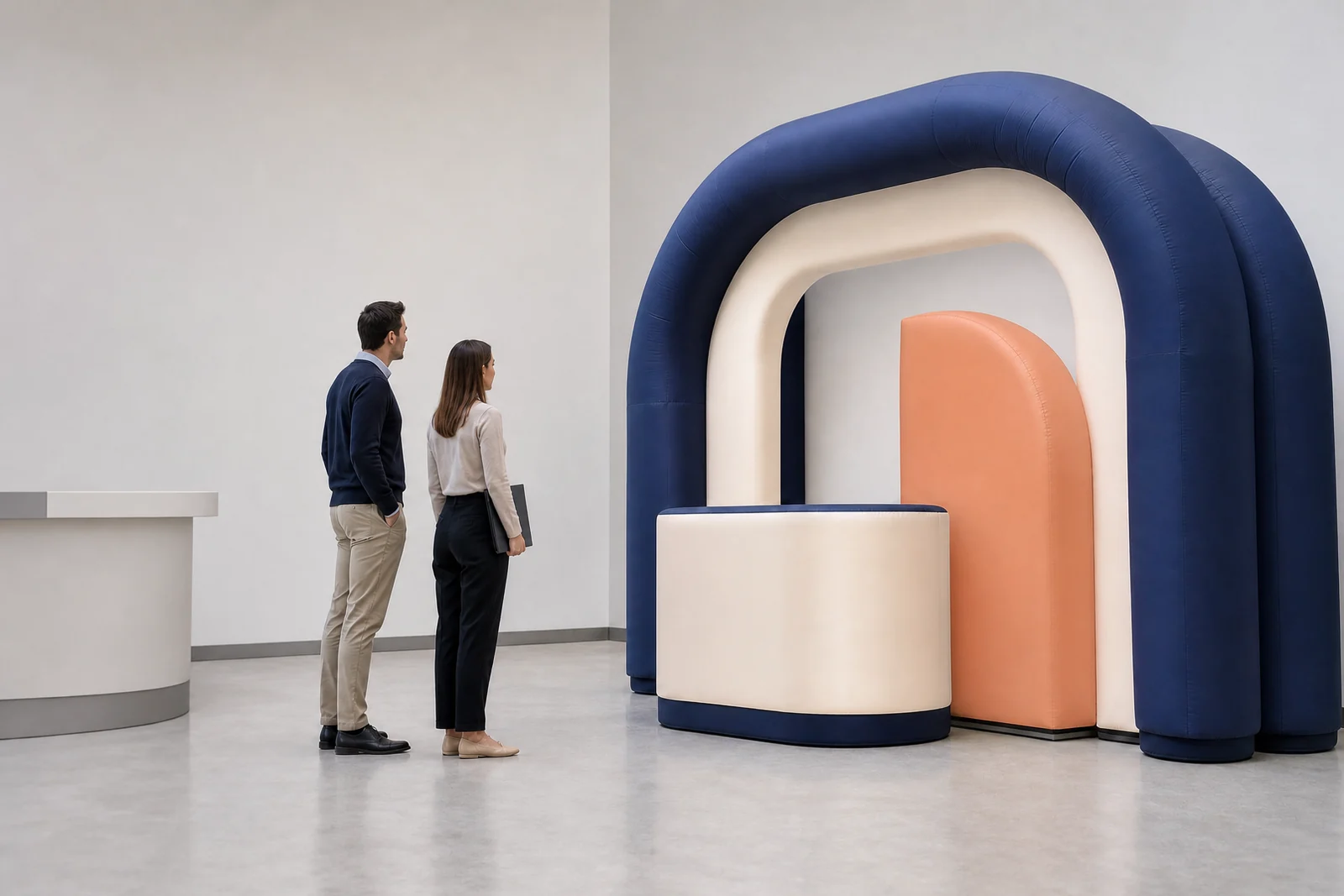 Brand Managers Corporate Buyers inflatable concept visual