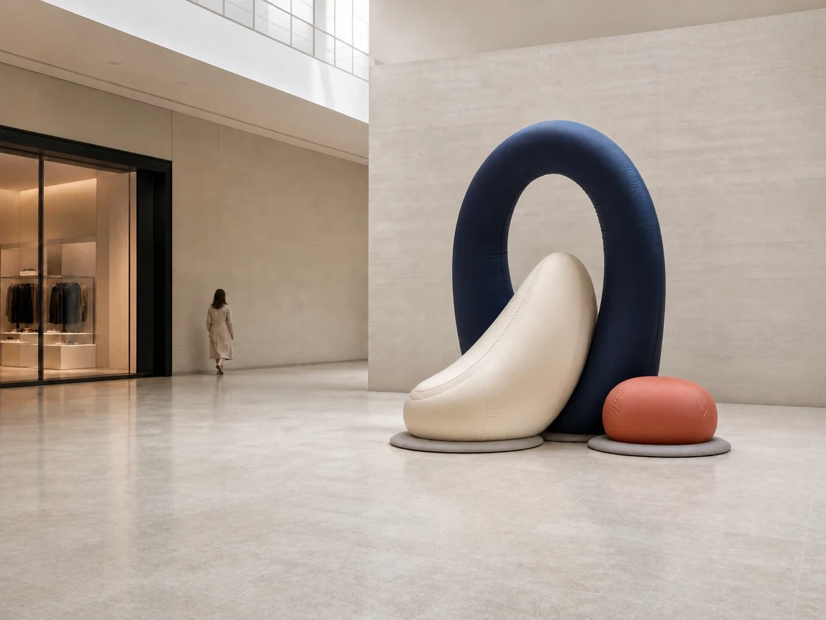 Retail Luxury Brands inflatable concept visual
