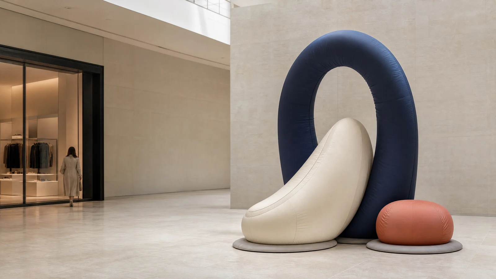 Retail Luxury Brands inflatable concept visual