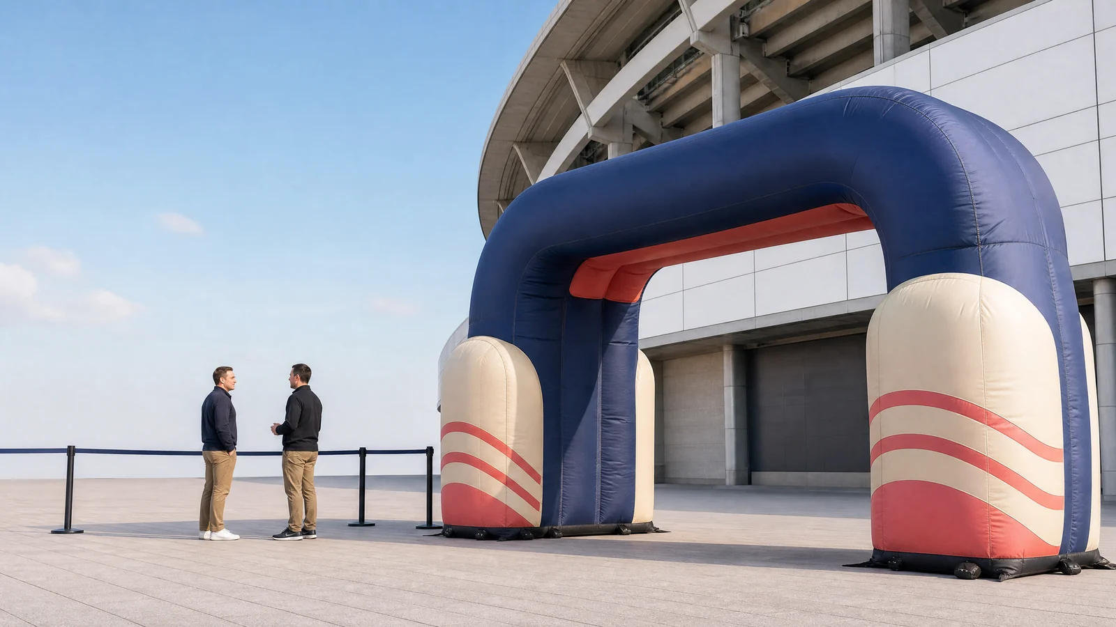 Sports Organizations inflatable concept visual