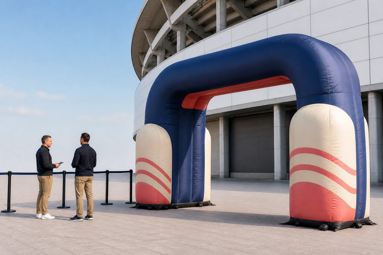 Sports Organizations inflatable concept visual